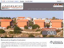 Tablet Screenshot of costruzioniangelico.it